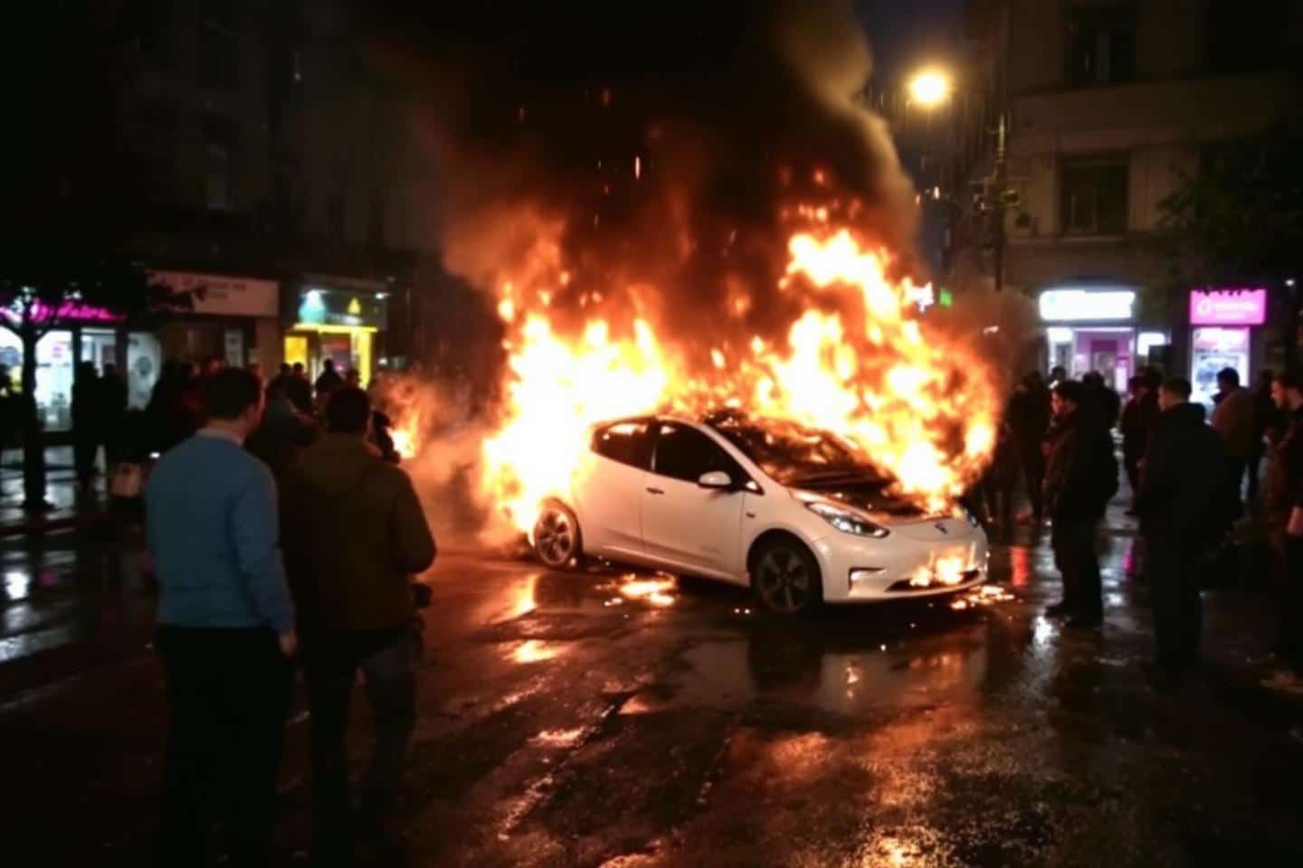 Incendies de voitures électriques : voici les chiffres qu'on ne vous montre jamais